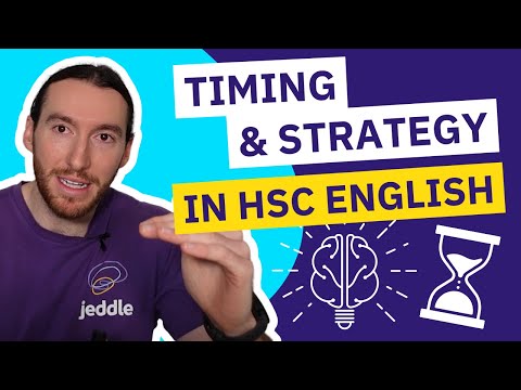 How do you manage timing and strategy in HSC English exams?